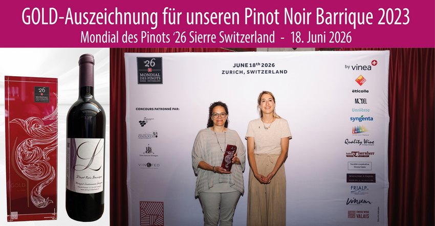 Gold-Auszeichnung Pinot Noir Barrique 2023